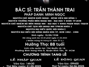 Tang Lễ Bác Sĩ TRẦN THÀNH TRAI